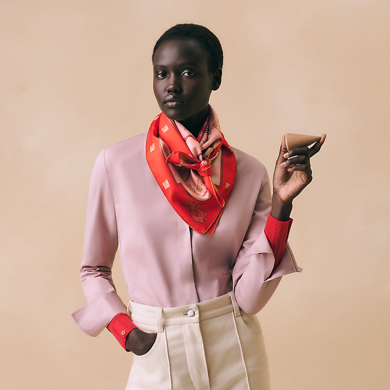 Les Cles double face scarf 90 | Hermès USA